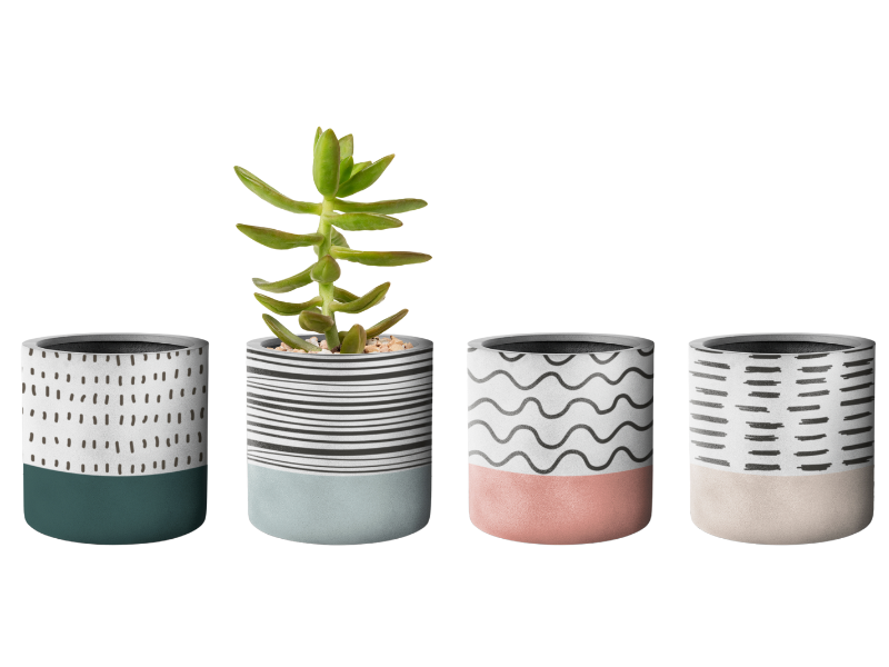 Macetas decorativas